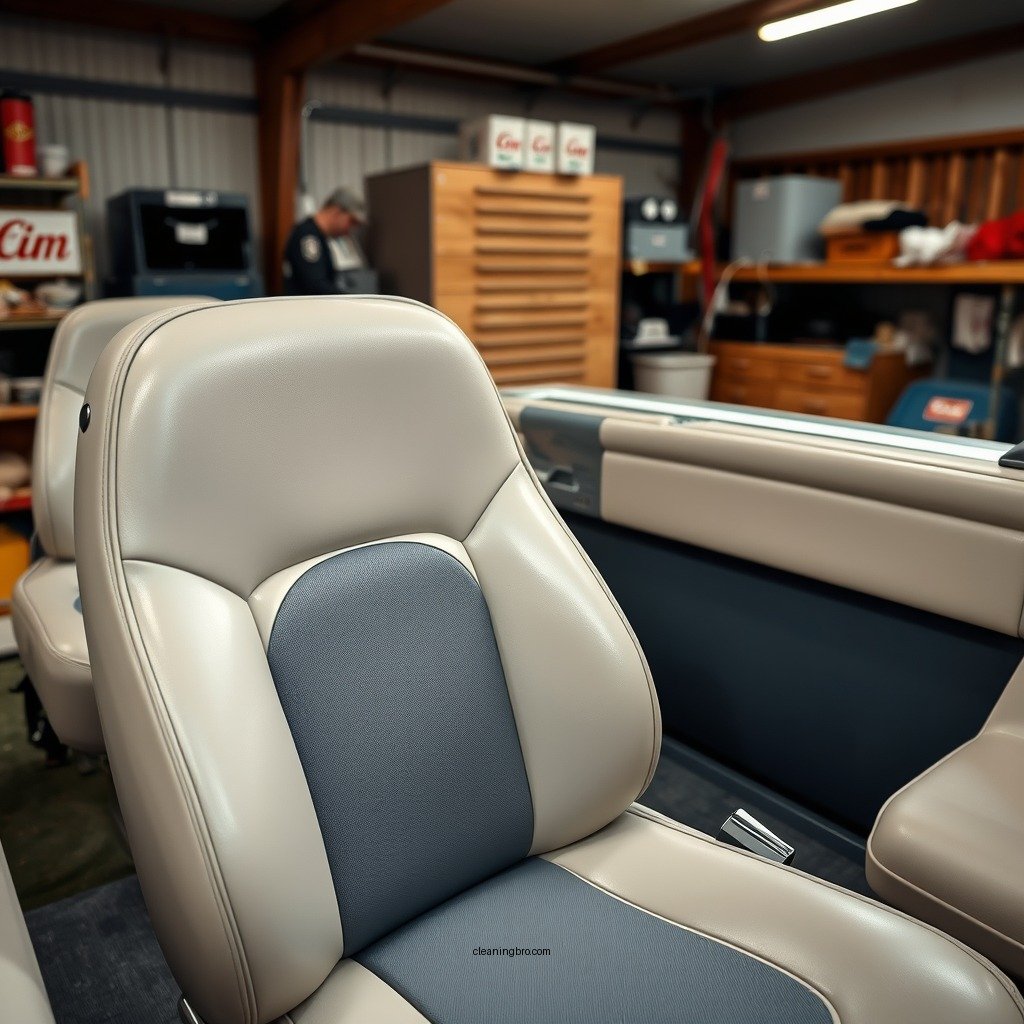 Preparing the Seats for Cleaning - how to clean vinyl seats in boat
