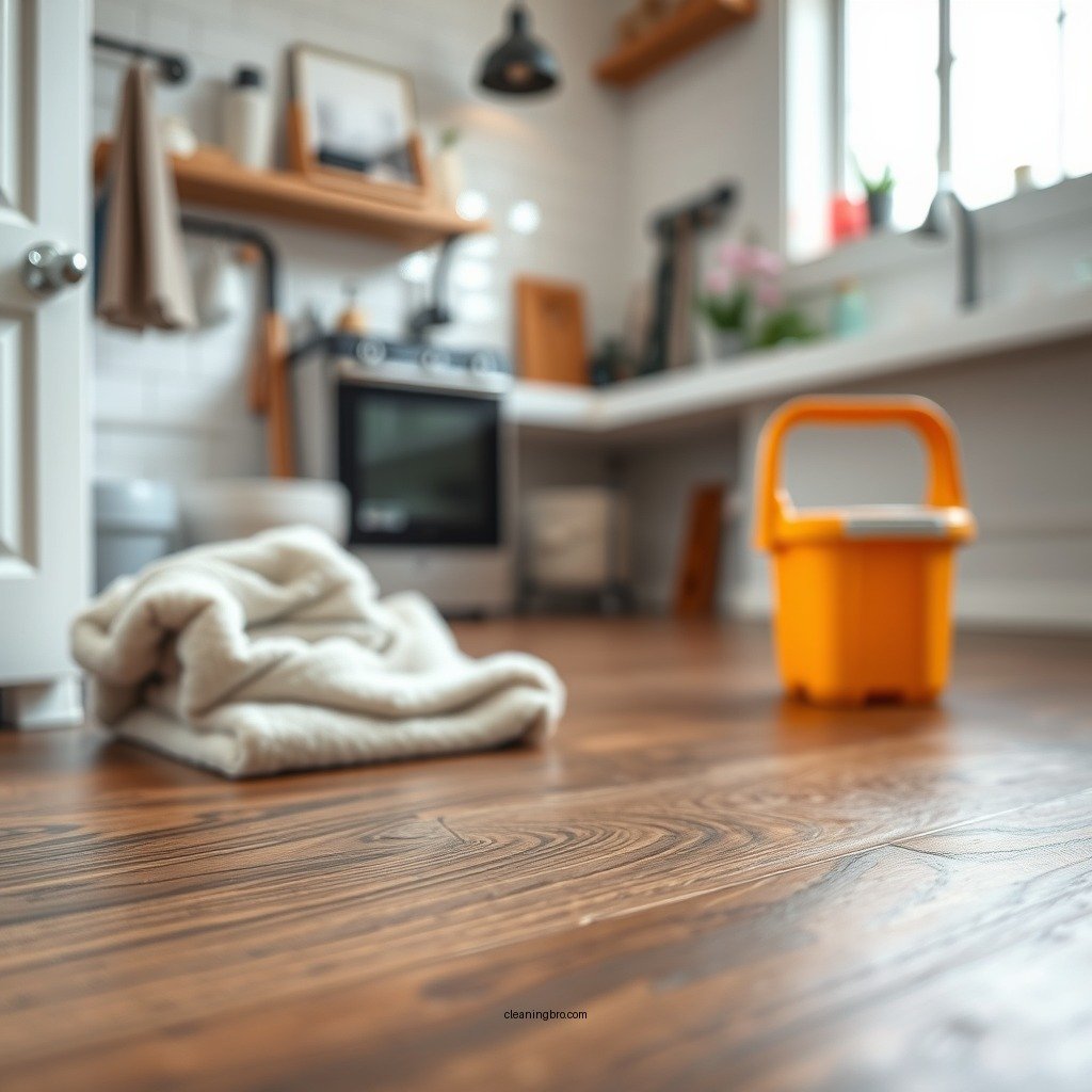 Daily Cleaning Routine - how to clean vinyl sheet flooring
