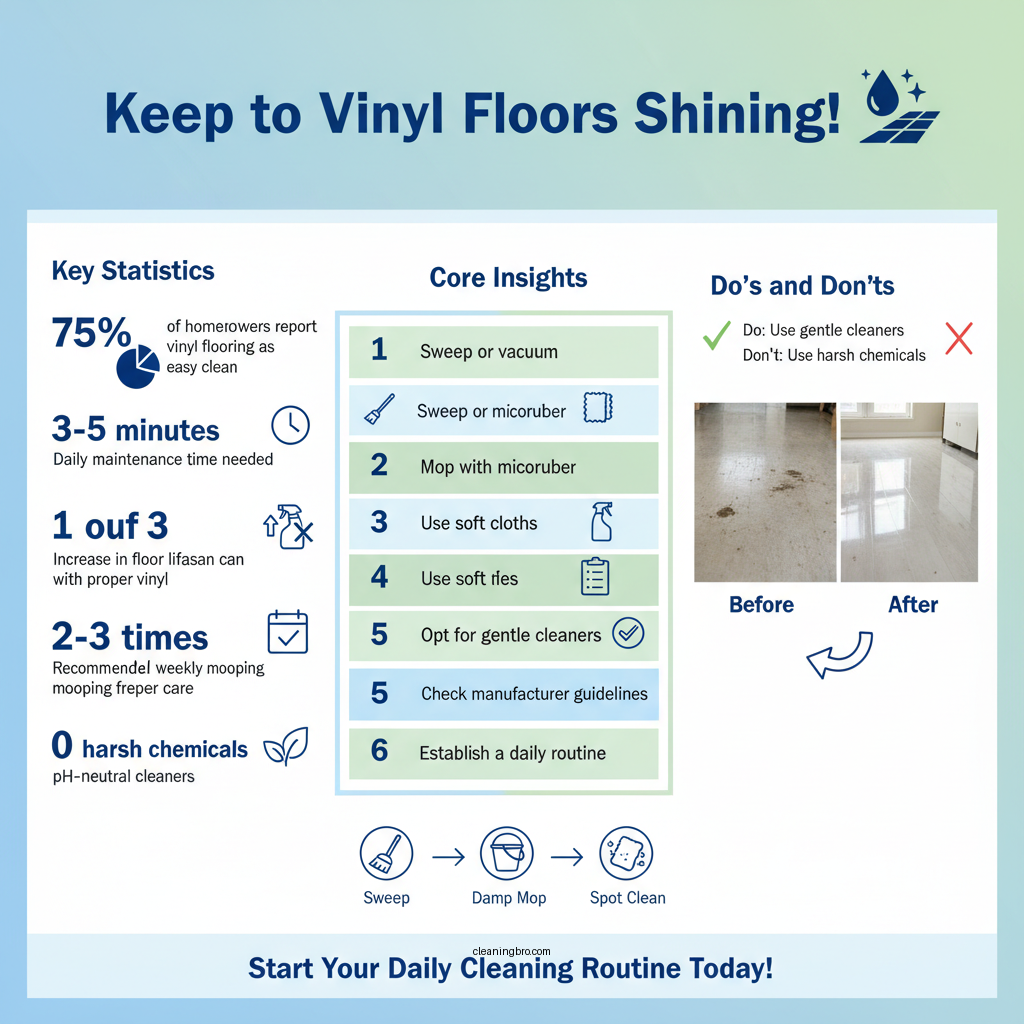 how to clean vinyl sheet flooring - Data Infographic and Statistics