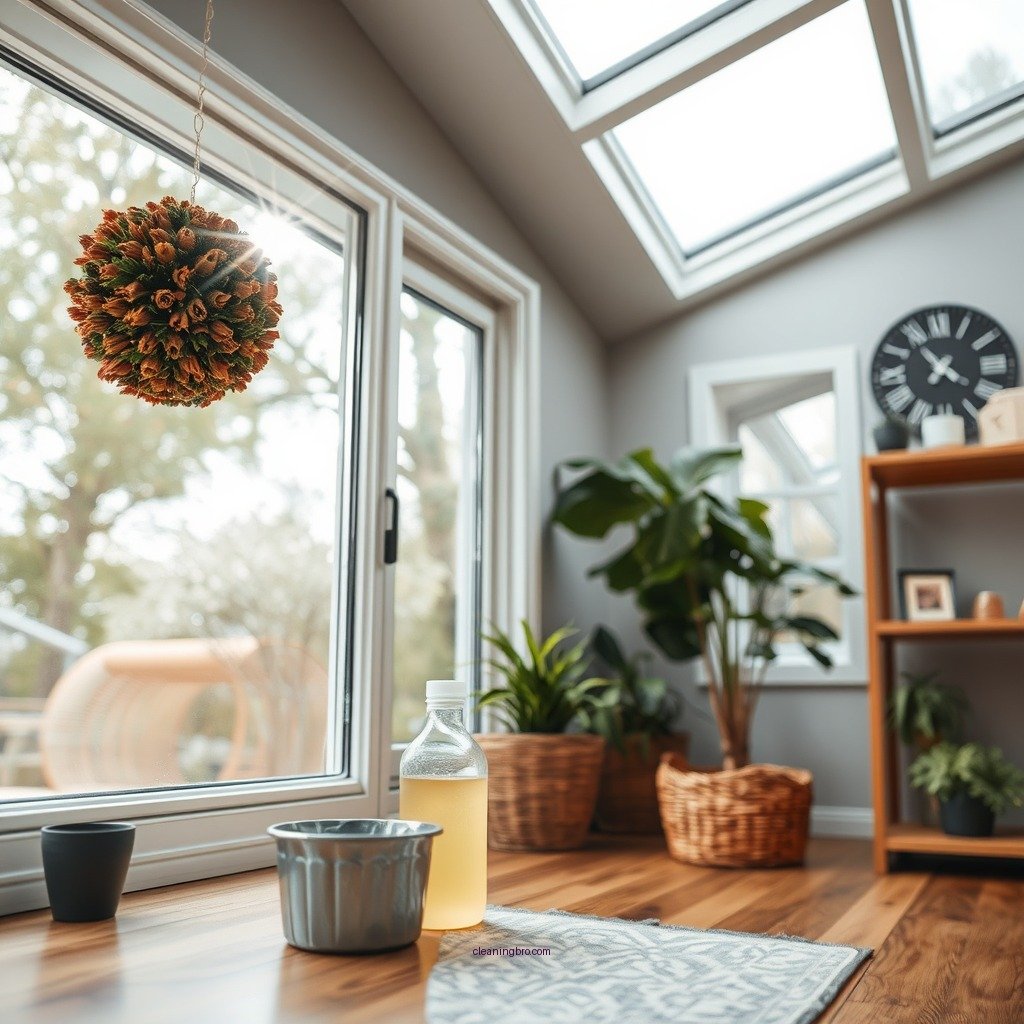 Prepare the Cleaning Solution - how to clean vinyl sunroom windows