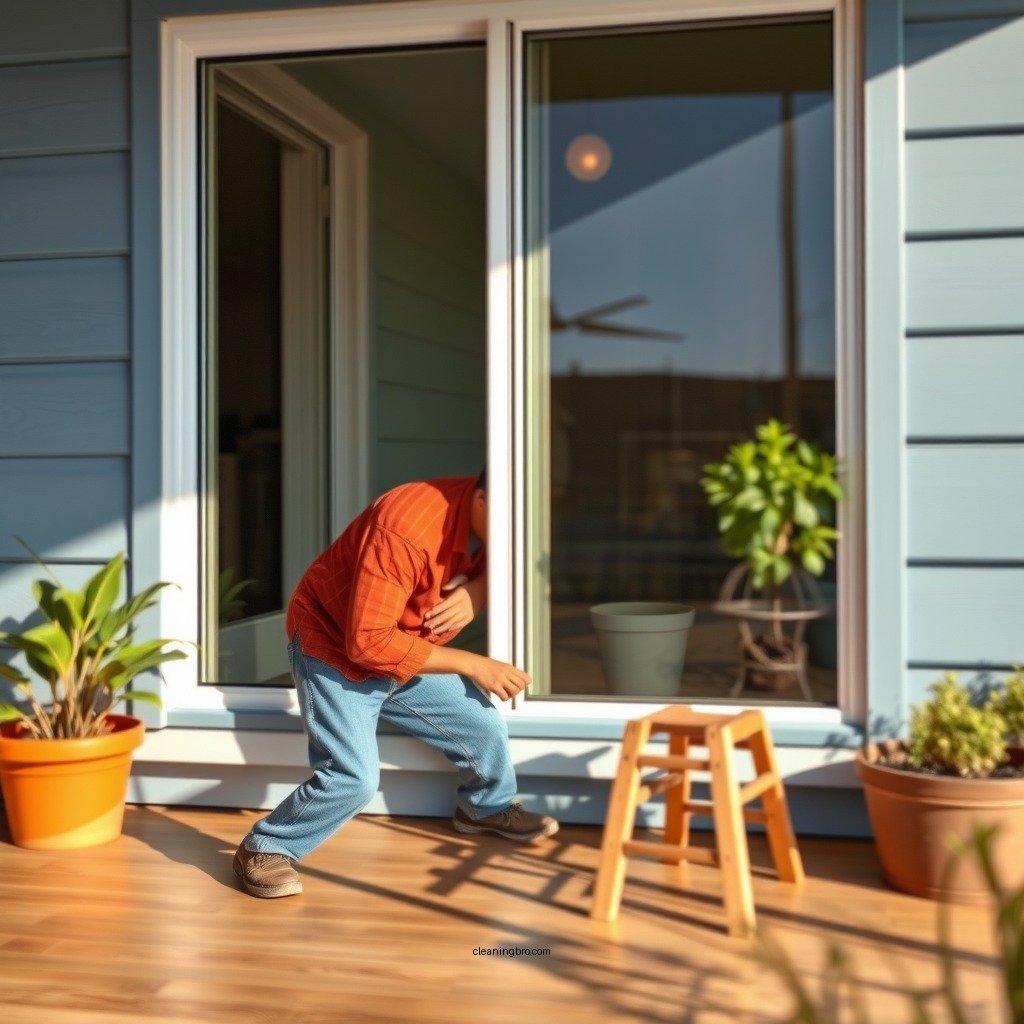 Prepare the Area - how to clean vinyl window frames