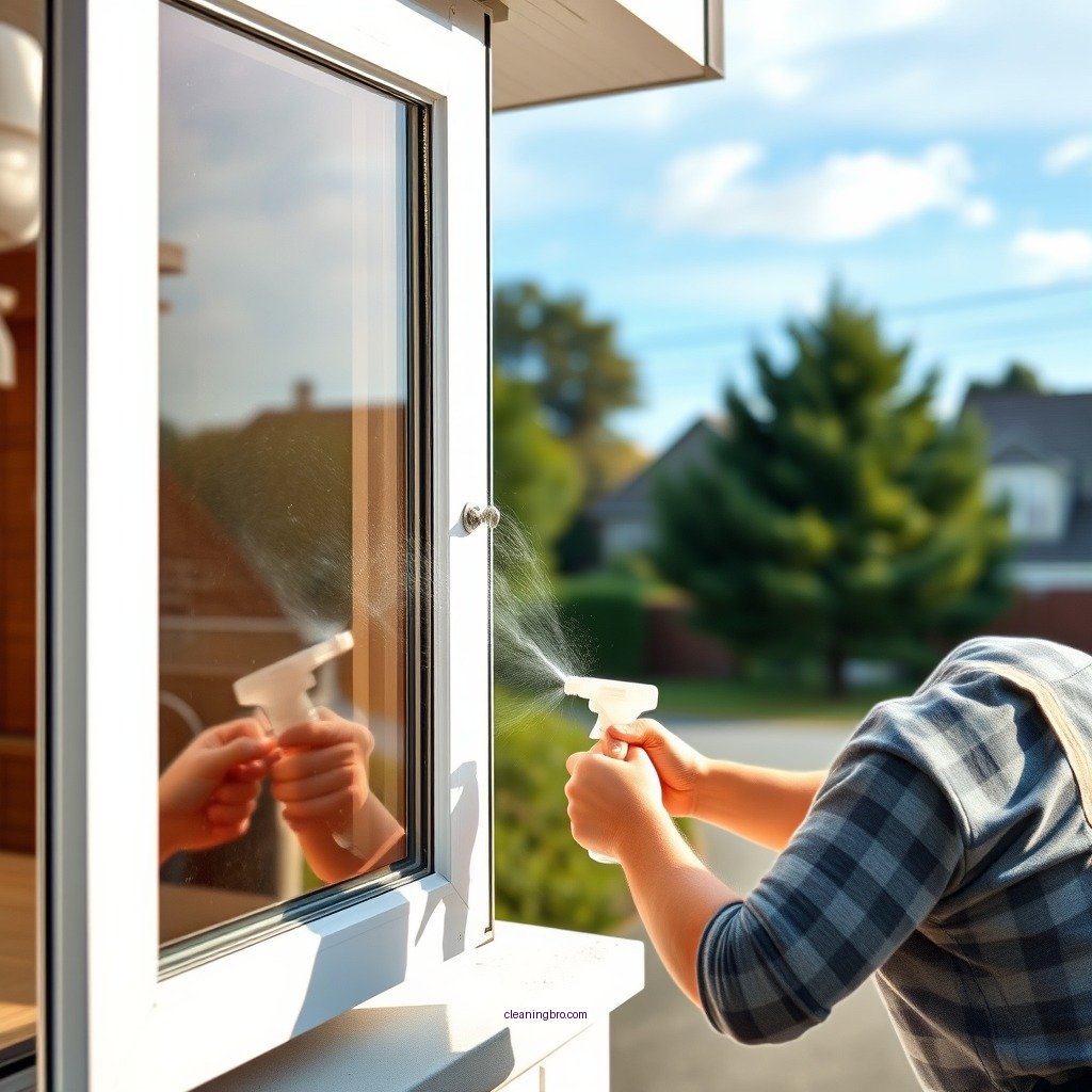 Prepare the Cleaning Solution - how to clean vinyl window