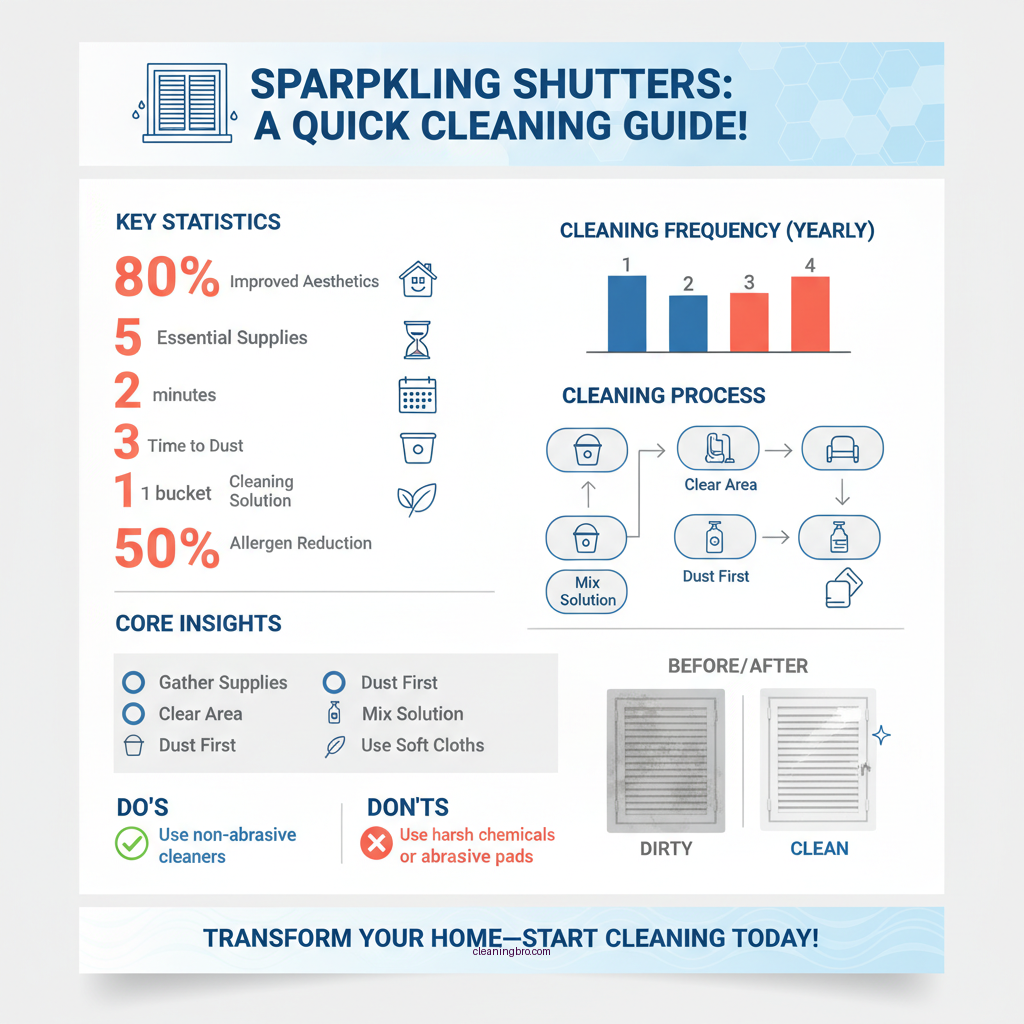 how to clean vinyl window shutters - Data Infographic and Statistics