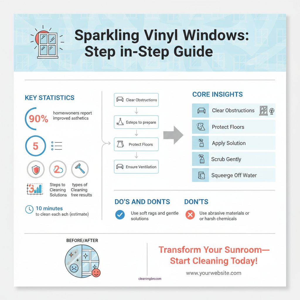 how to clean vinyl windows in sunroom - Data Infographic and Statistics