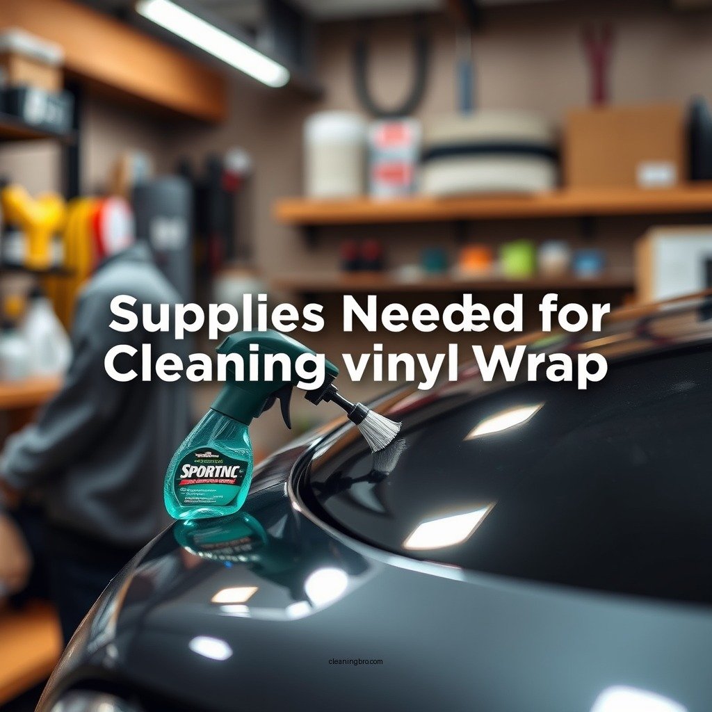 Supplies Needed for Cleaning Vinyl Wrap - how to clean vinyl wrap