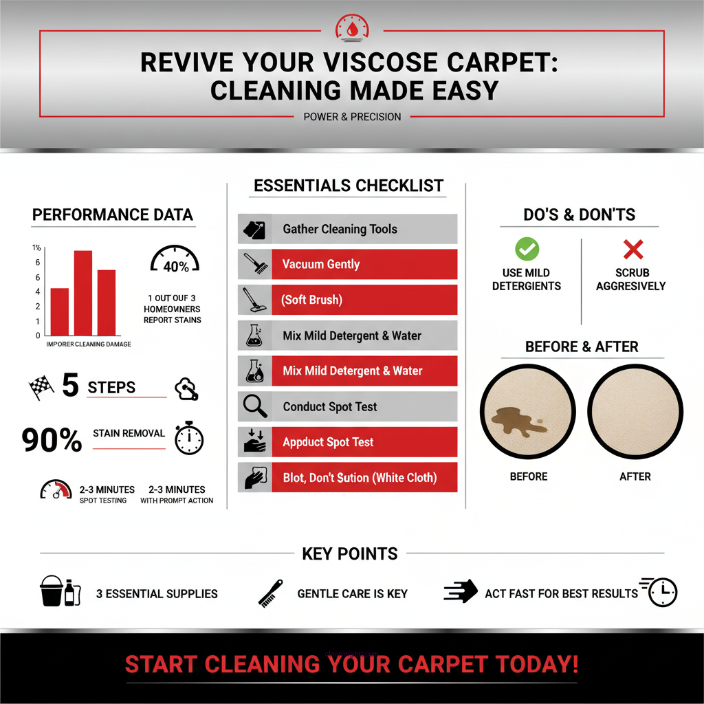how to clean viscose carpet - Data Infographic and Statistics