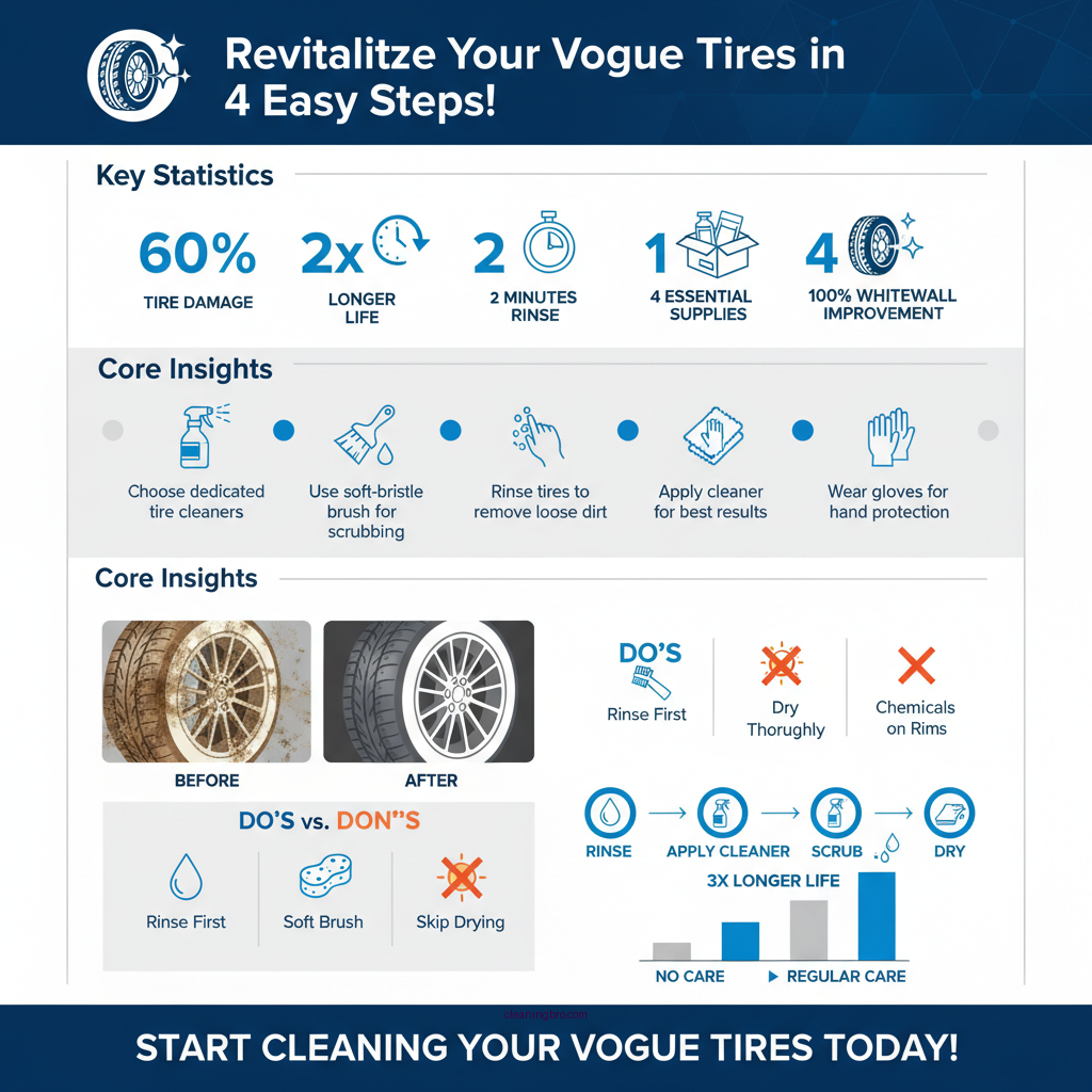 how to clean vogue tires - Data Infographic and Statistics