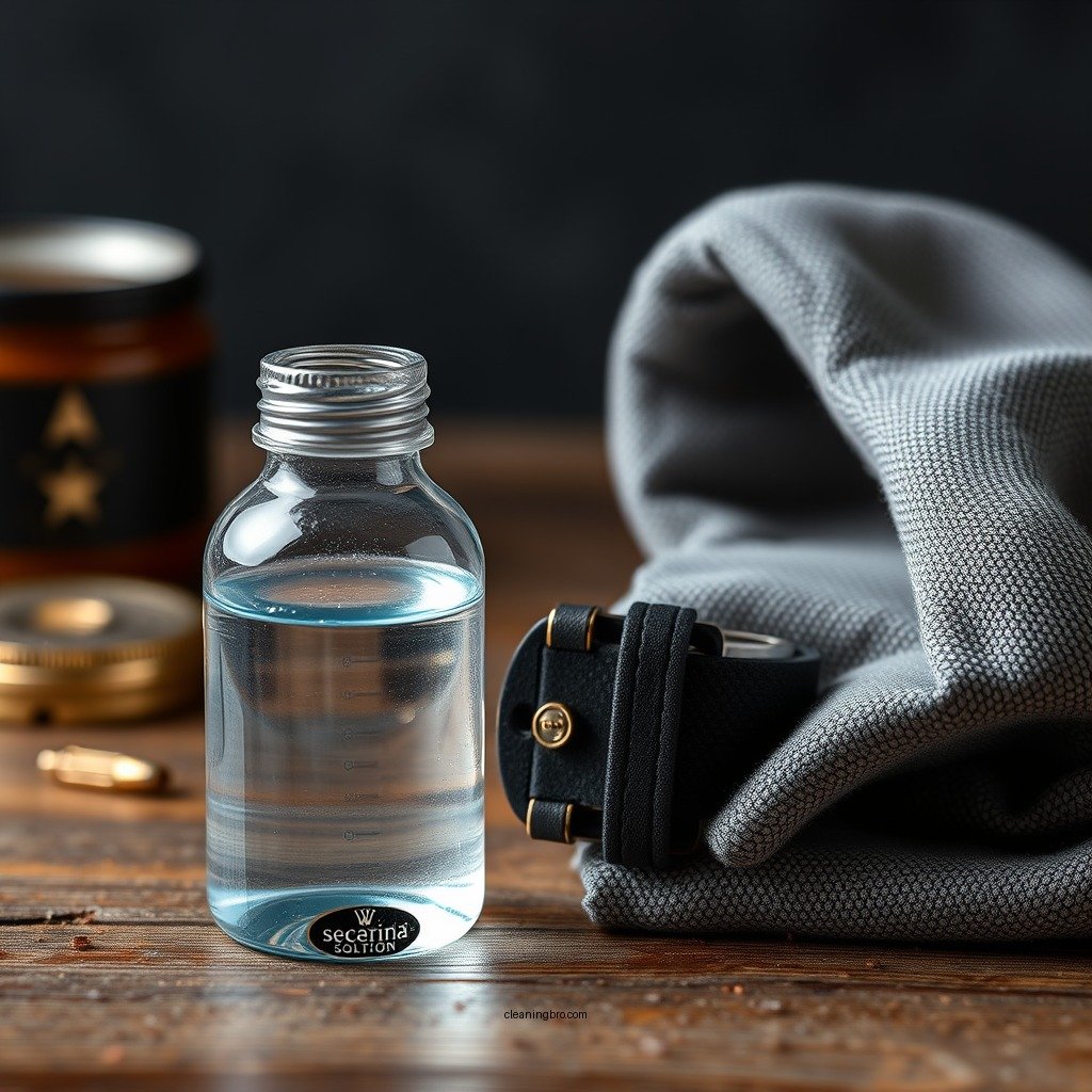 Prepare the Cleaning Solution - how to clean watch rubber strap