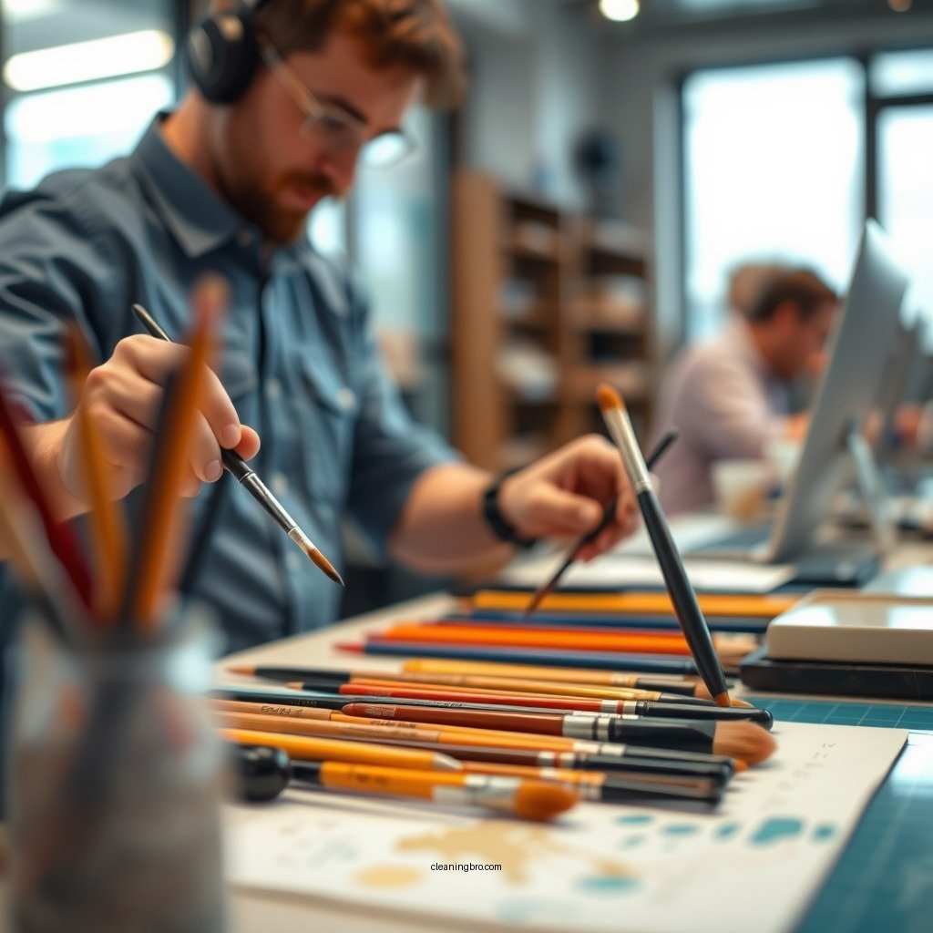 Materials Needed for Cleaning - how to clean watercolor paint brushes