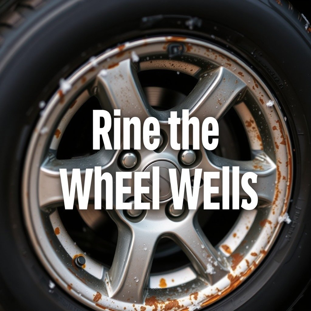 Rinse the Wheel Wells - how to clean wheel wells