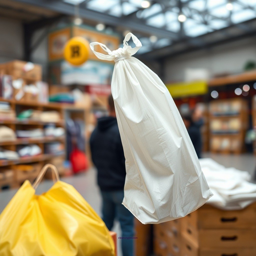 Identify the Material - how to clean white bag
