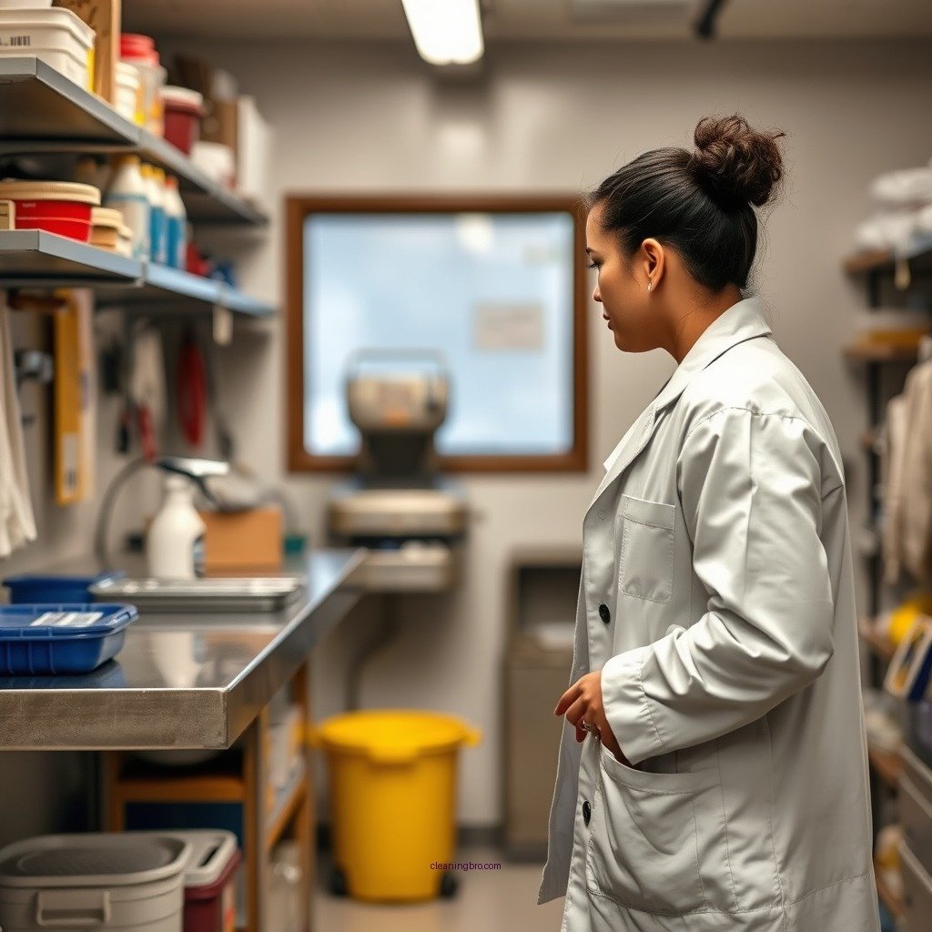 Pre-Treating Stains - how to clean white coat