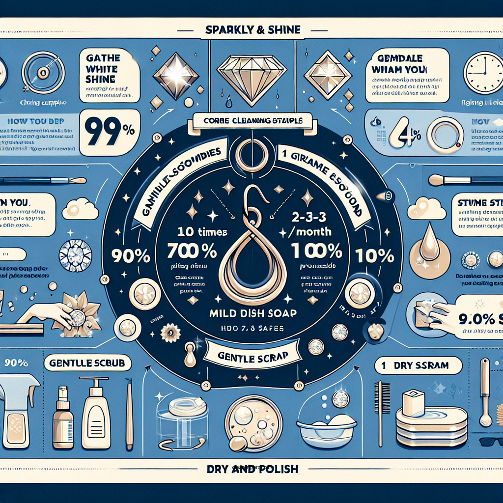 how to clean white gold diamond earrings - Data Infographic and Statistics