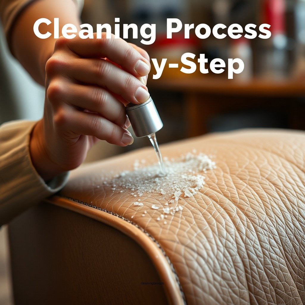 Cleaning Process Step-by-Step - how to clean white leather that has yellowed