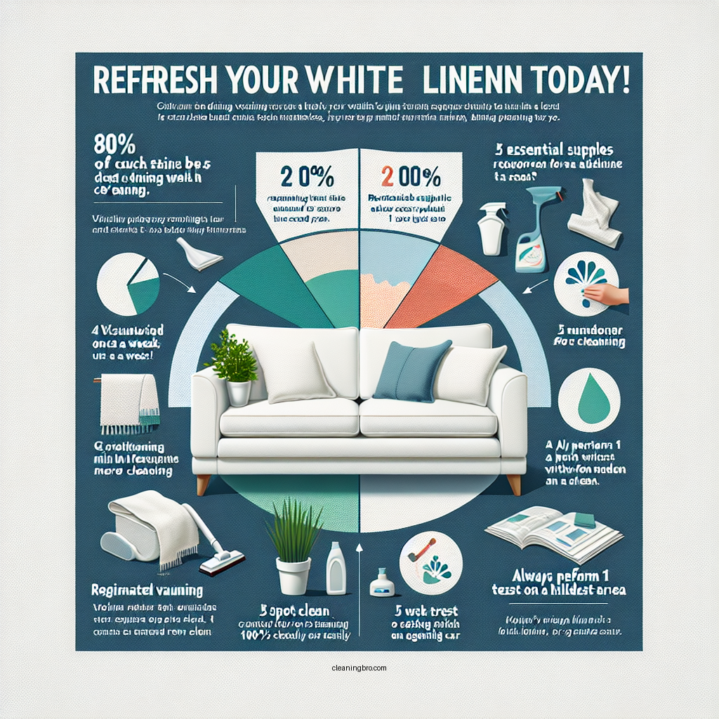 how to clean white linen couch - Data Infographic and Statistics