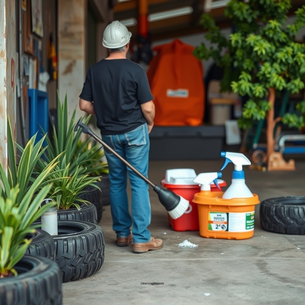 Essential Supplies for Cleaning - how to clean white walls on tires