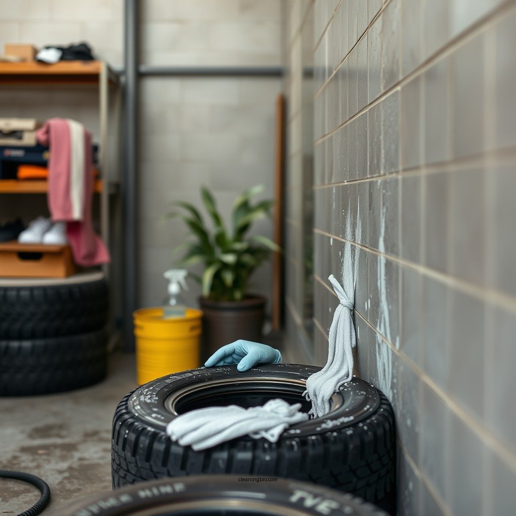 Step-by-Step Cleaning Process - how to clean white walls on tires