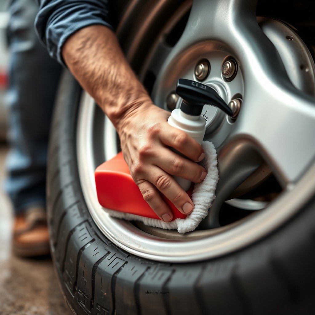 Step-by-Step Cleaning Process - how to clean whitewall tires