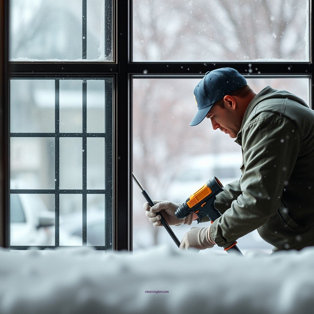 Essential Tools and Supplies - how to clean windows in winter