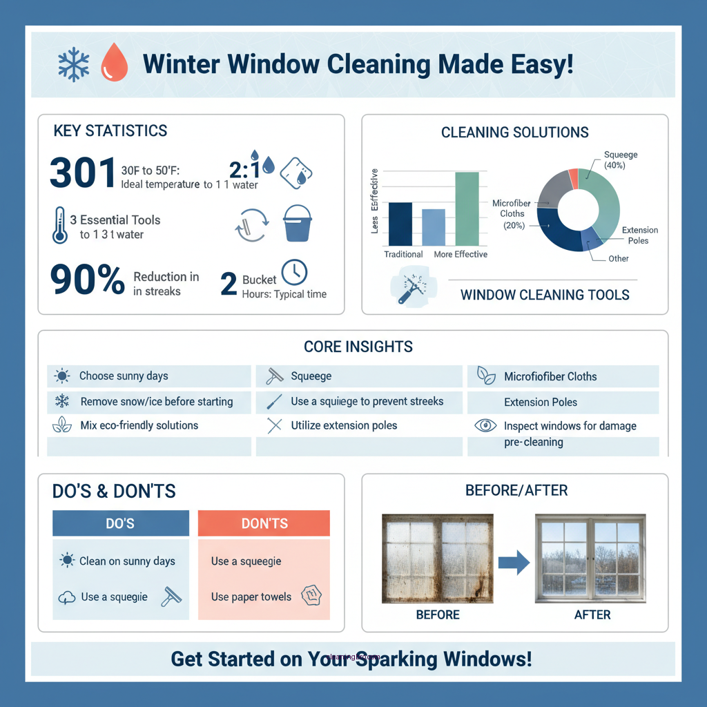 how to clean windows in winter - Data Infographic and Statistics