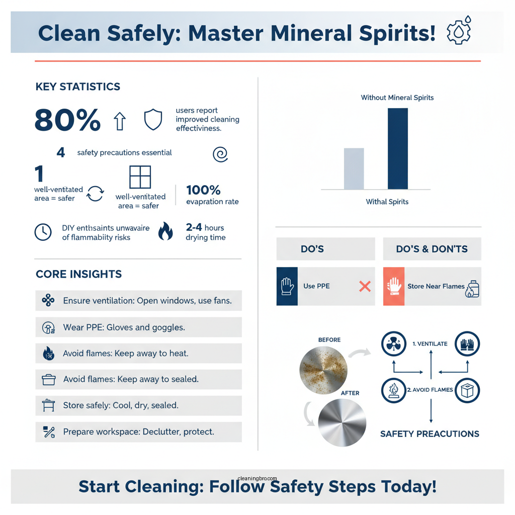 how to clean with mineral spirits - Data Infographic and Statistics