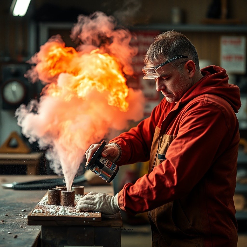 Safety Precautions - how to clean with mineral spirits