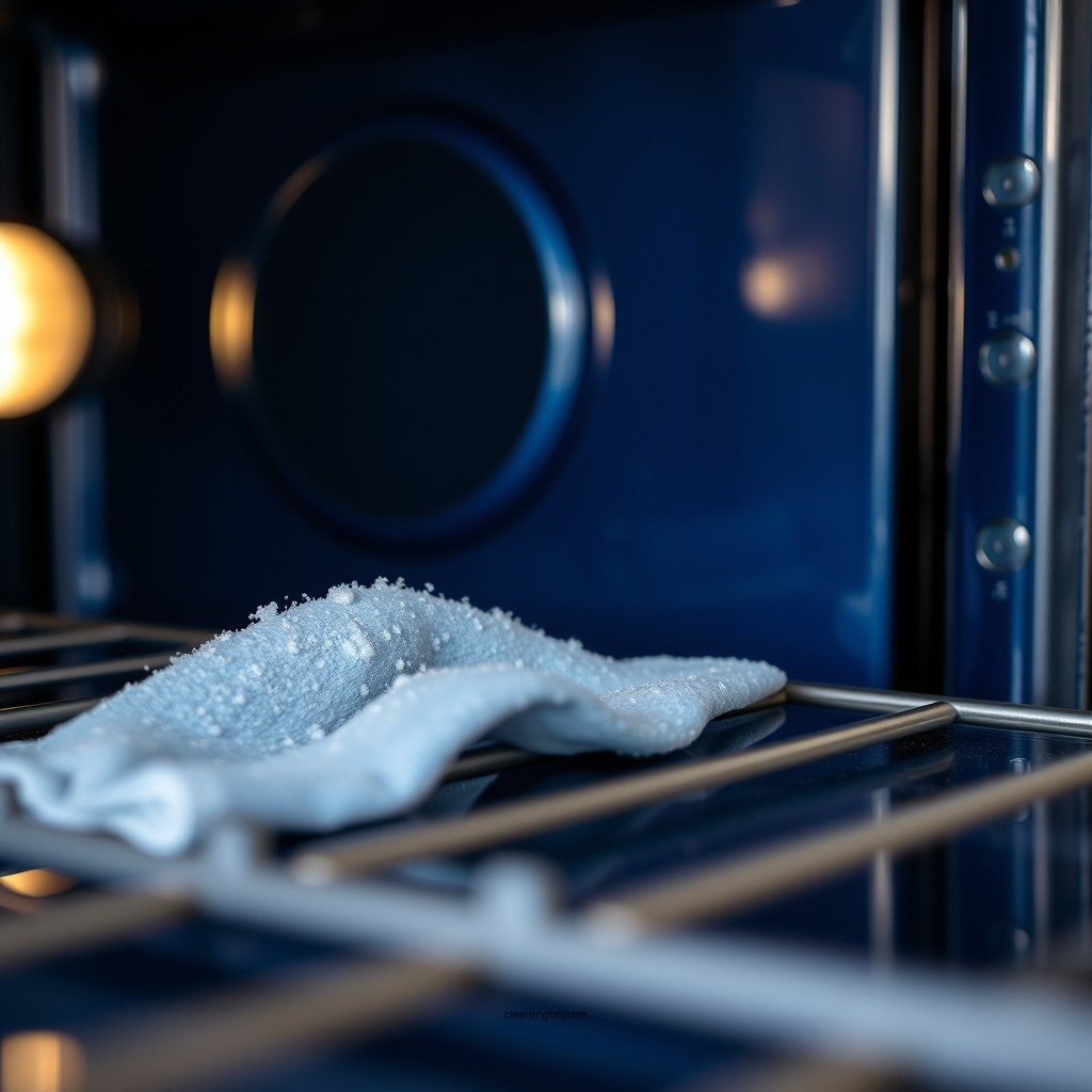 Cleaning the Blue Interior - how to clean wolf oven with blue interior