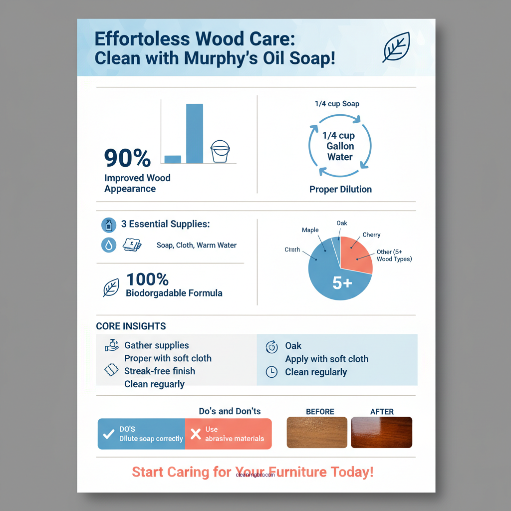 how to clean wood furniture with murphy's oil soap - Data Infographic and Statistics