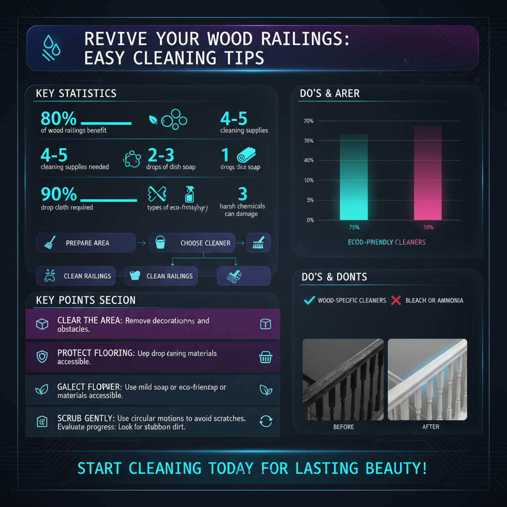 how to clean wood railings - Data Infographic and Statistics