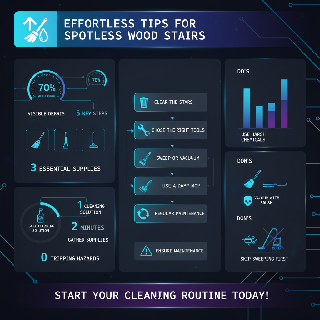 how to clean wood stairs - Data Infographic and Statistics