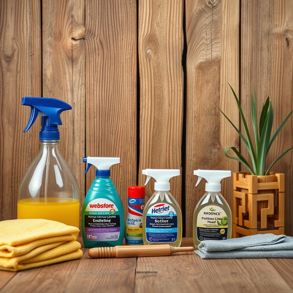 Essential Cleaning Supplies - how to clean wood walls