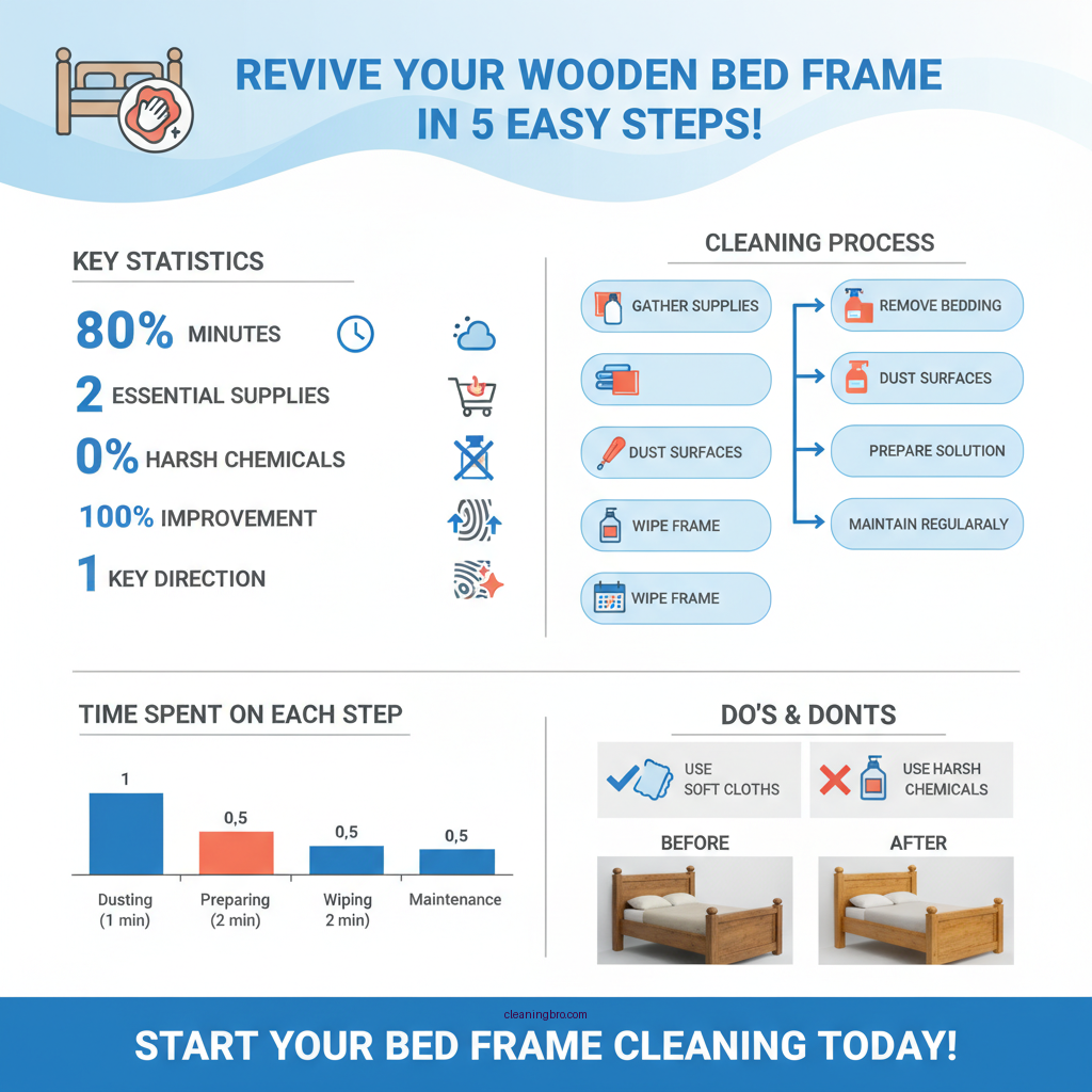 how to clean wooden bed frame - Data Infographic and Statistics