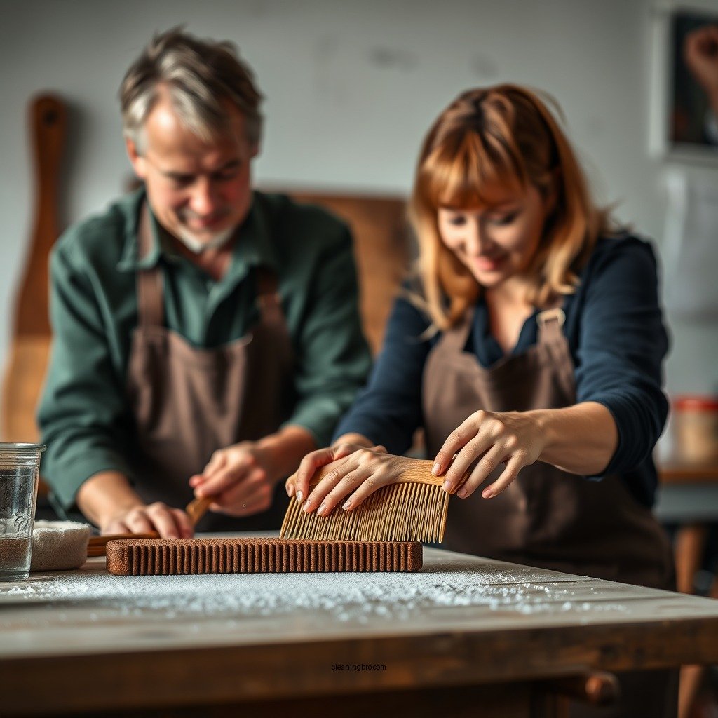 Drying Your Wooden Comb - how to clean wooden comb