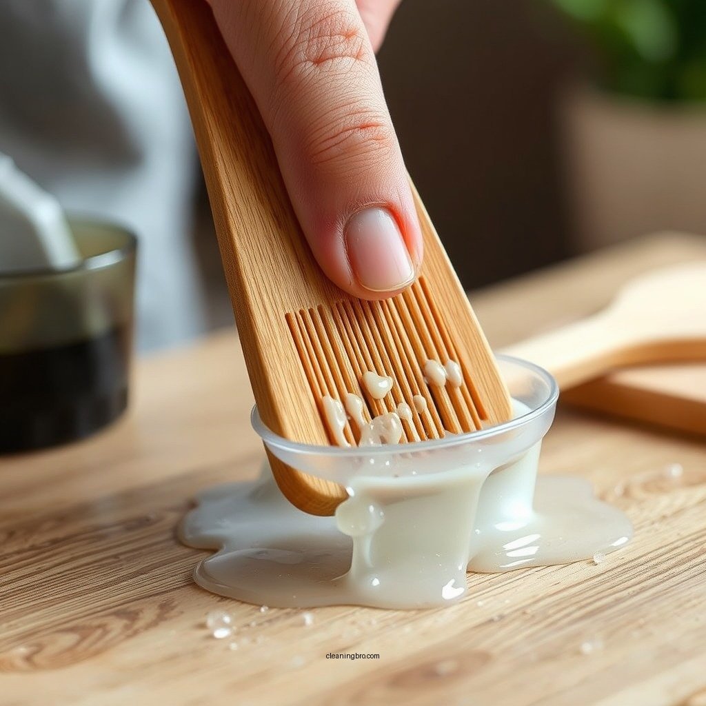 Step-by-Step Cleaning Process - how to clean wooden comb