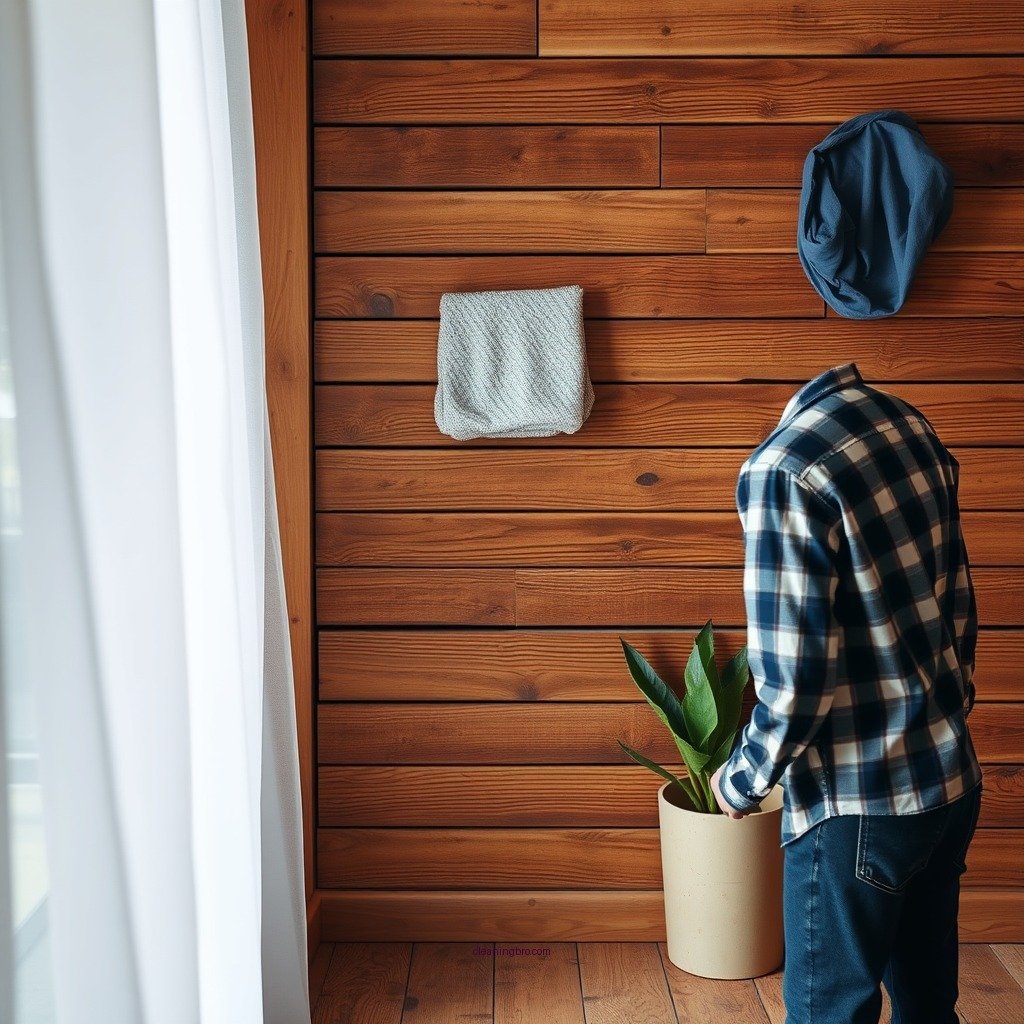 Preparing the Area for Cleaning - how to clean wooden walls