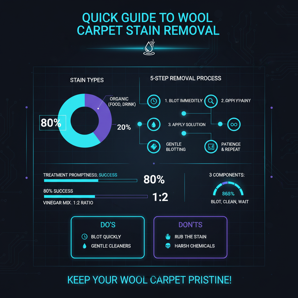 how to clean wool carpet stains - Data Infographic and Statistics