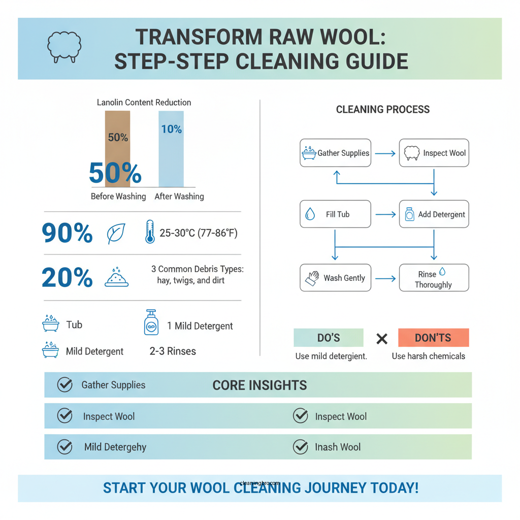 how to clean wool from sheep - Data Infographic and Statistics