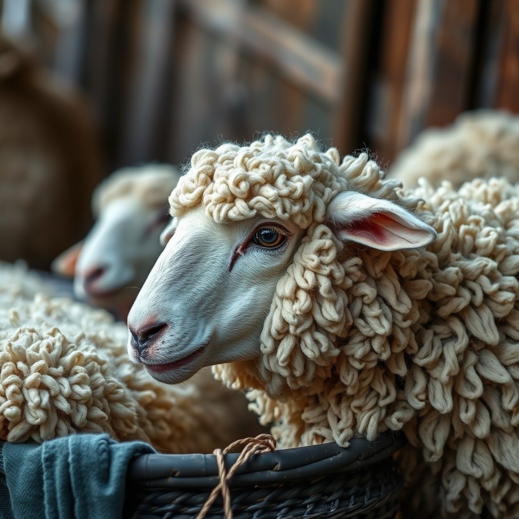 Preparing for Washing - how to clean wool from sheep