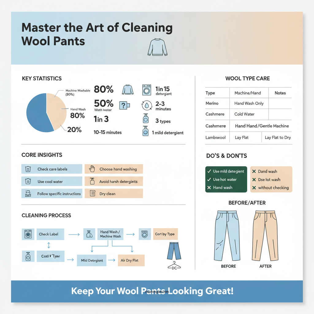 how to clean wool pants - Data Infographic and Statistics
