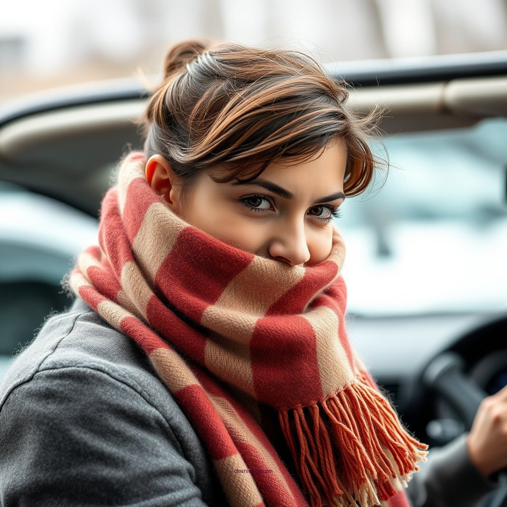 Preparing Your Scarf for Cleaning - how to clean wool scarf