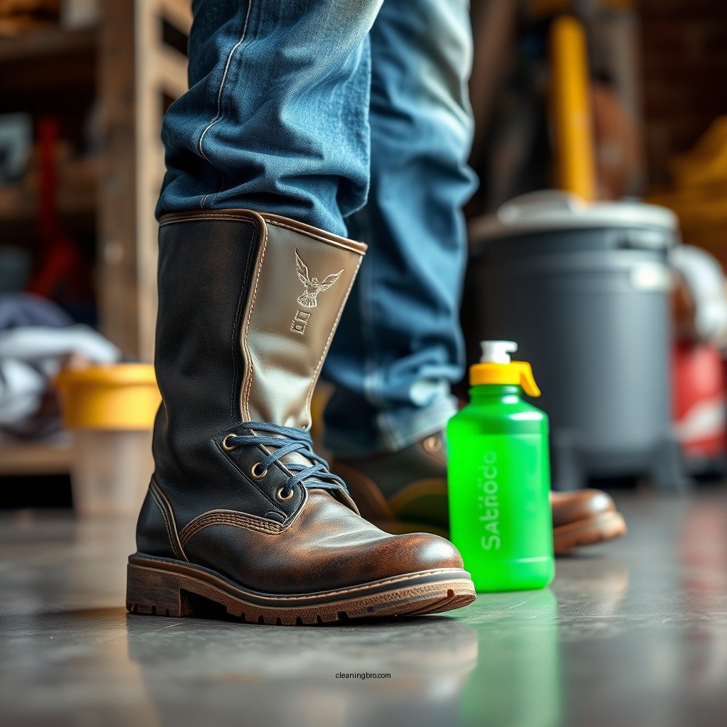 Essential Supplies for Cleaning - how to clean work boots smell