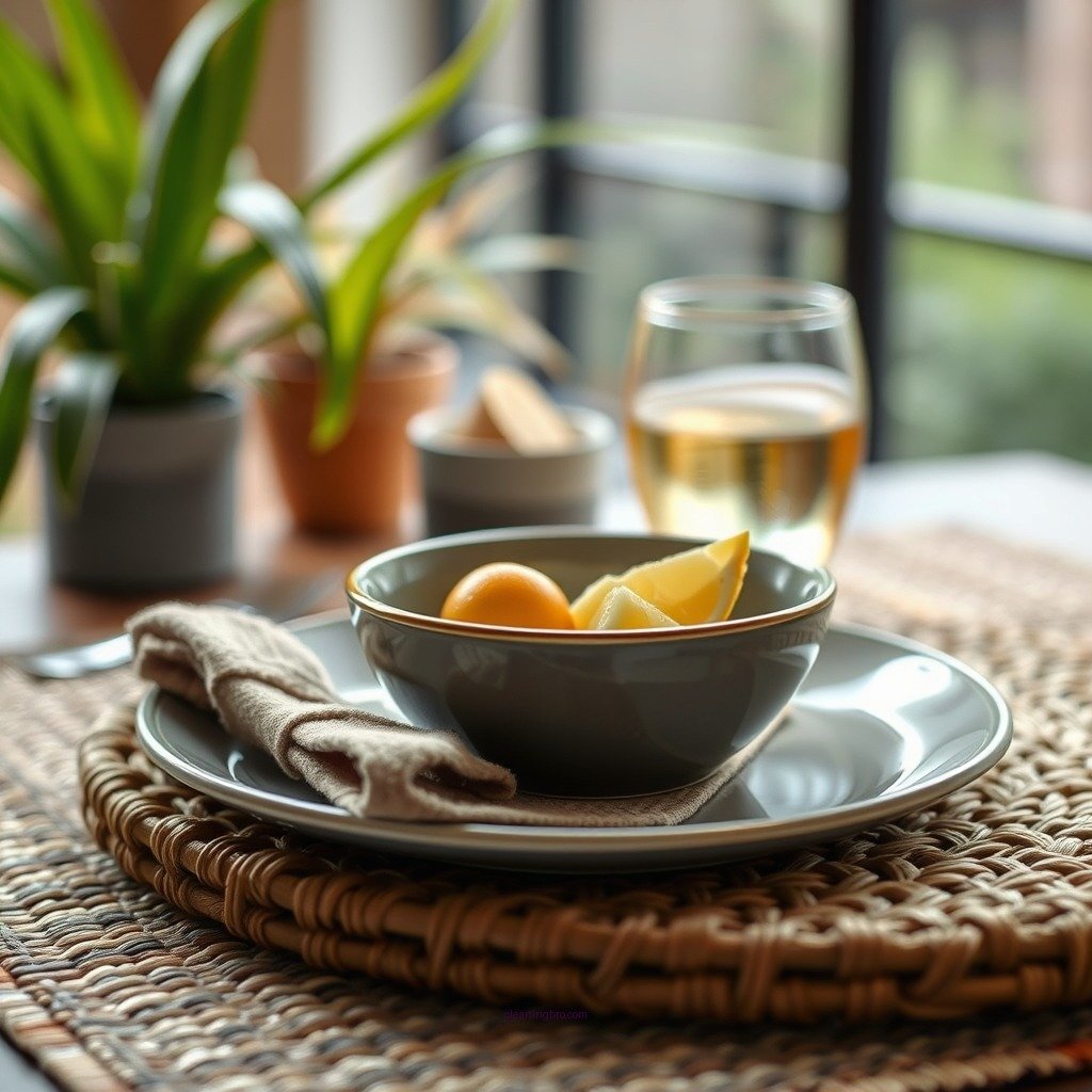 Understanding the Material - how to clean woven placemats