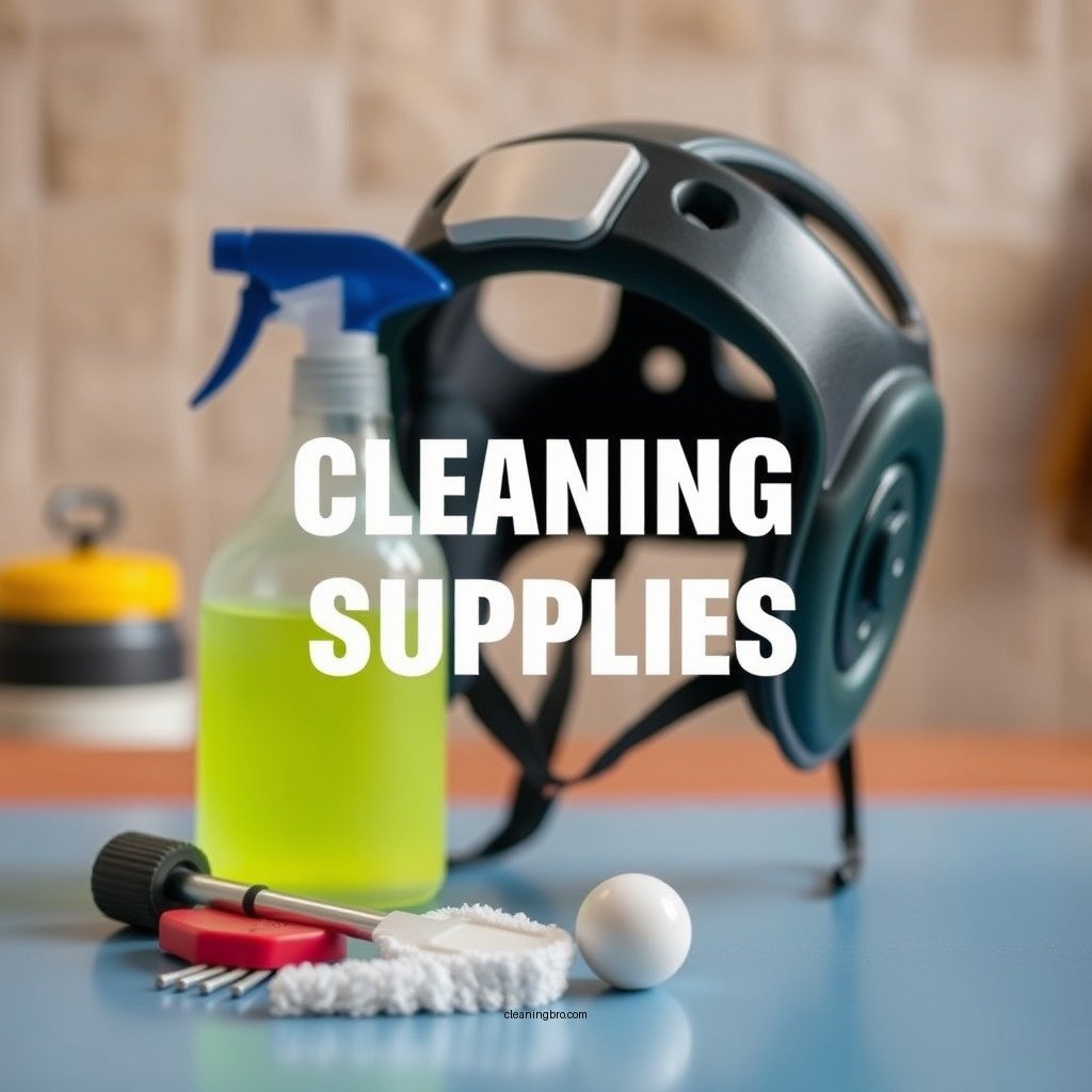 Basic Cleaning Supplies - how to clean wrestling headgear