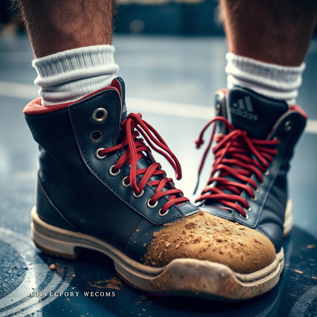 Remove Loose Dirt and Debris - how to clean wrestling shoes