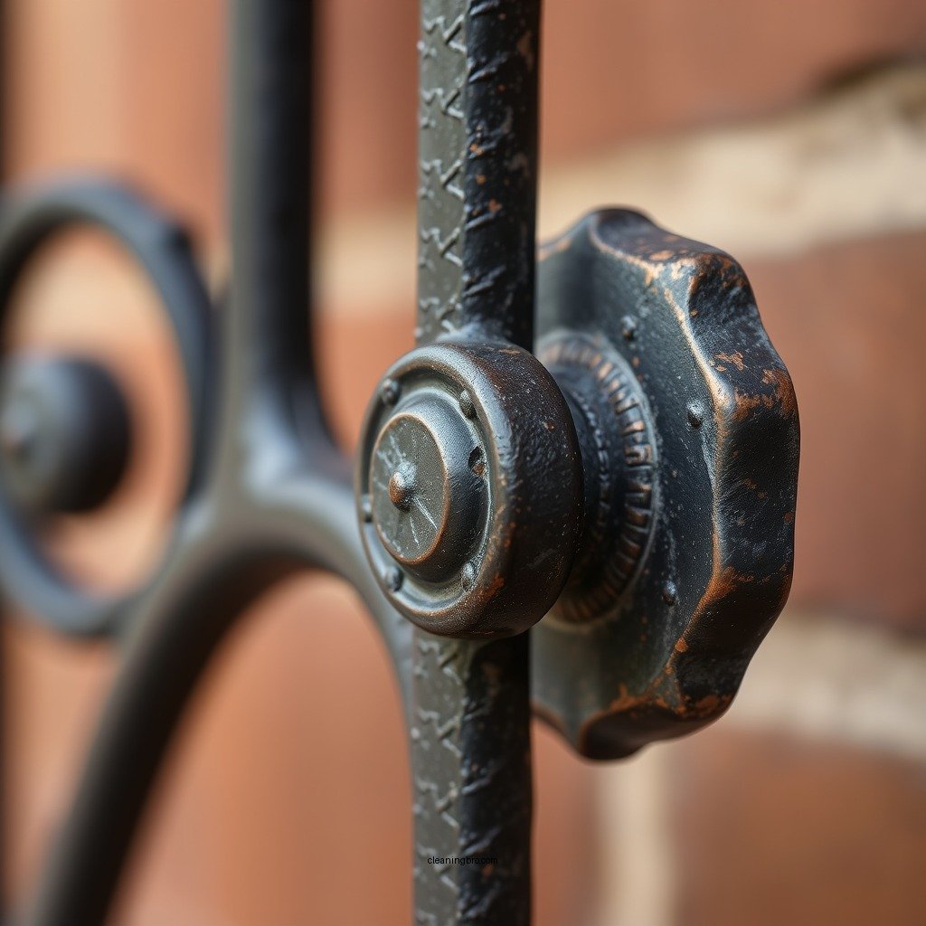 Cleaning the Iron Surface - how to clean wrought iron doors