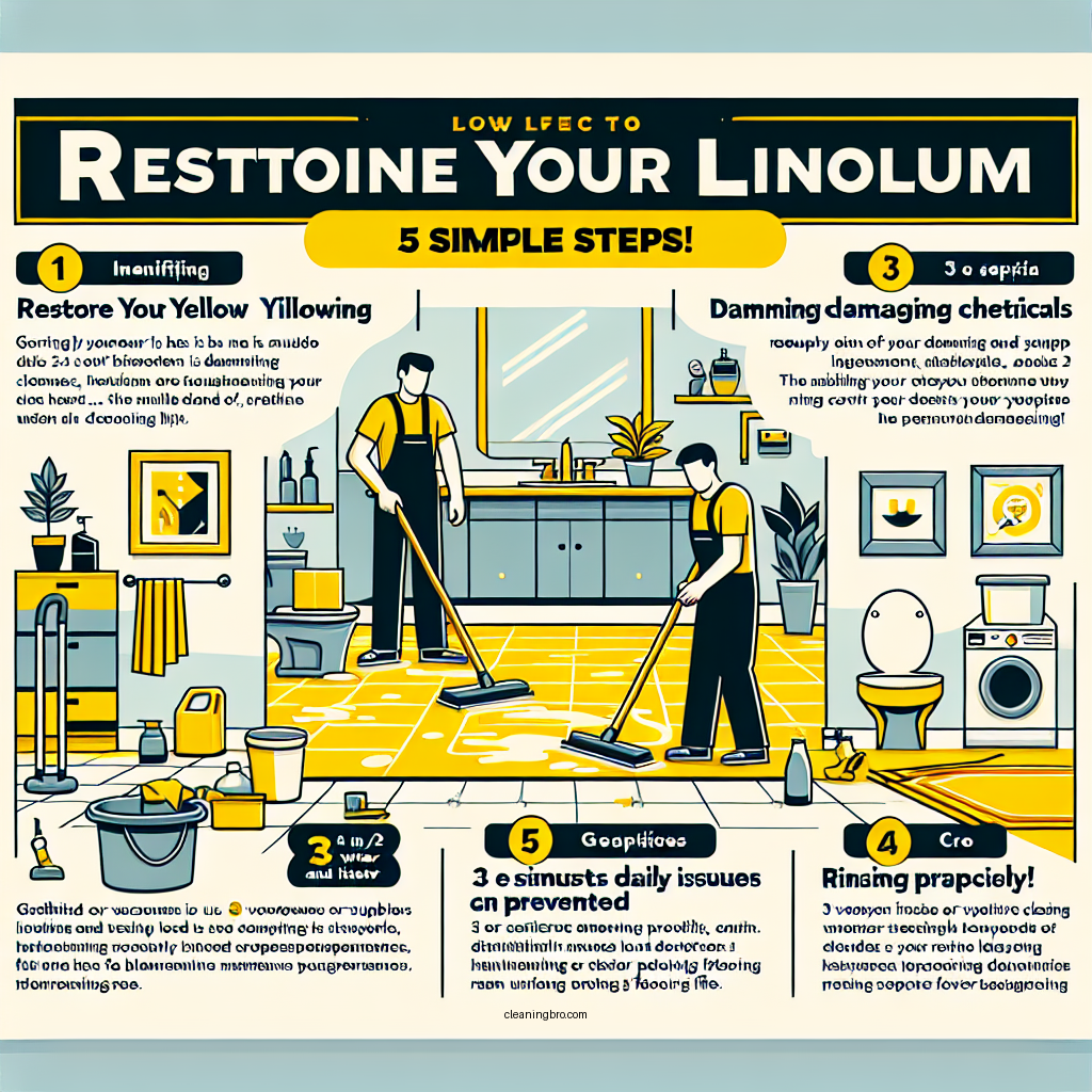 how to clean yellow linoleum - Data Infographic and Statistics