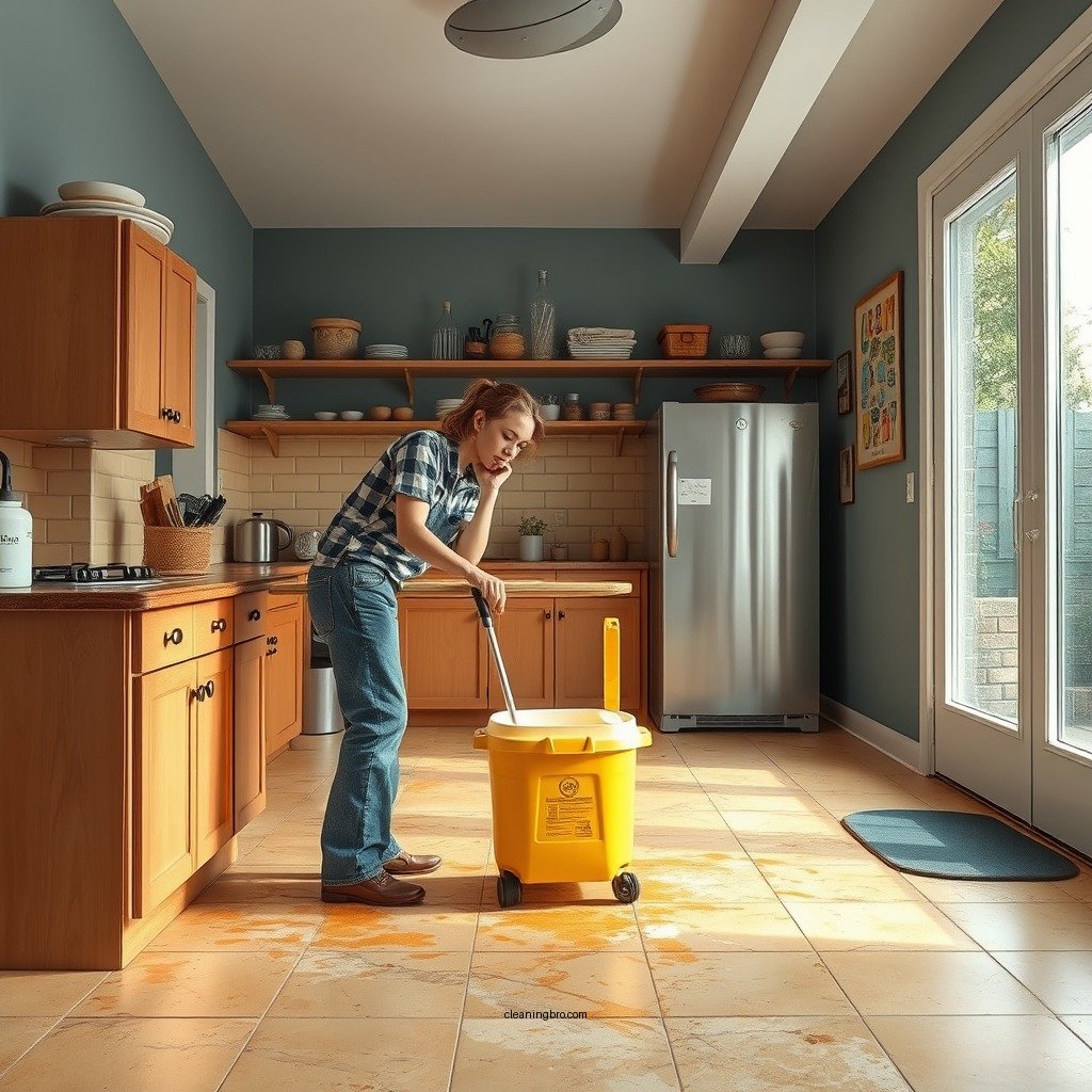 Tackling Stubborn Stains - how to clean yellow linoleum