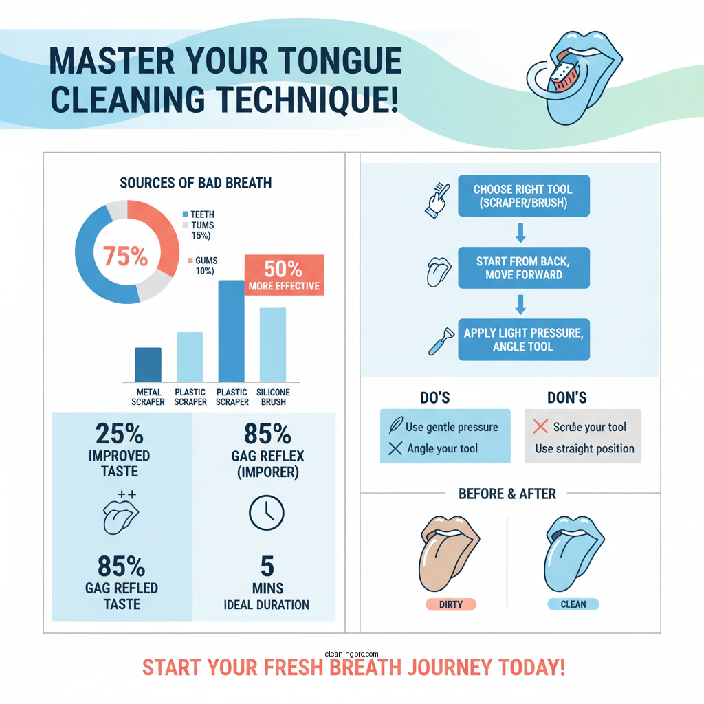 how to clean your tongue without gagging - Data Infographic and Statistics