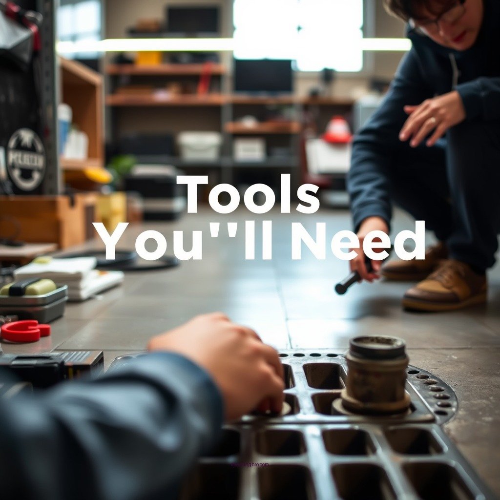 Tools You’ll Need - how to clear a floor drain