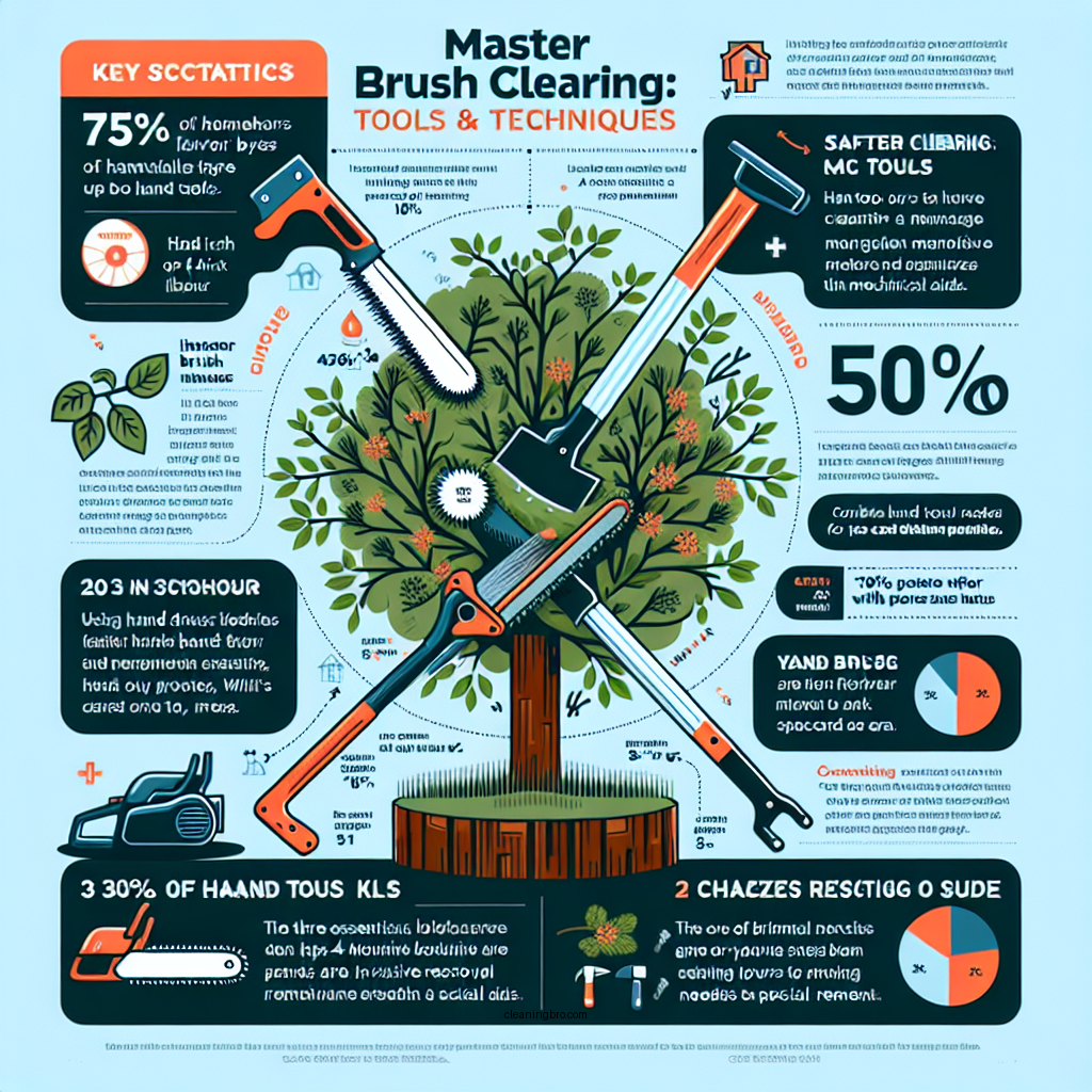 how to clear brush without a tractor - Data Infographic and Statistics